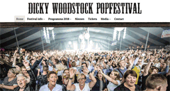 Desktop Screenshot of dickywoodstock.com