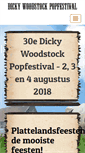 Mobile Screenshot of dickywoodstock.com